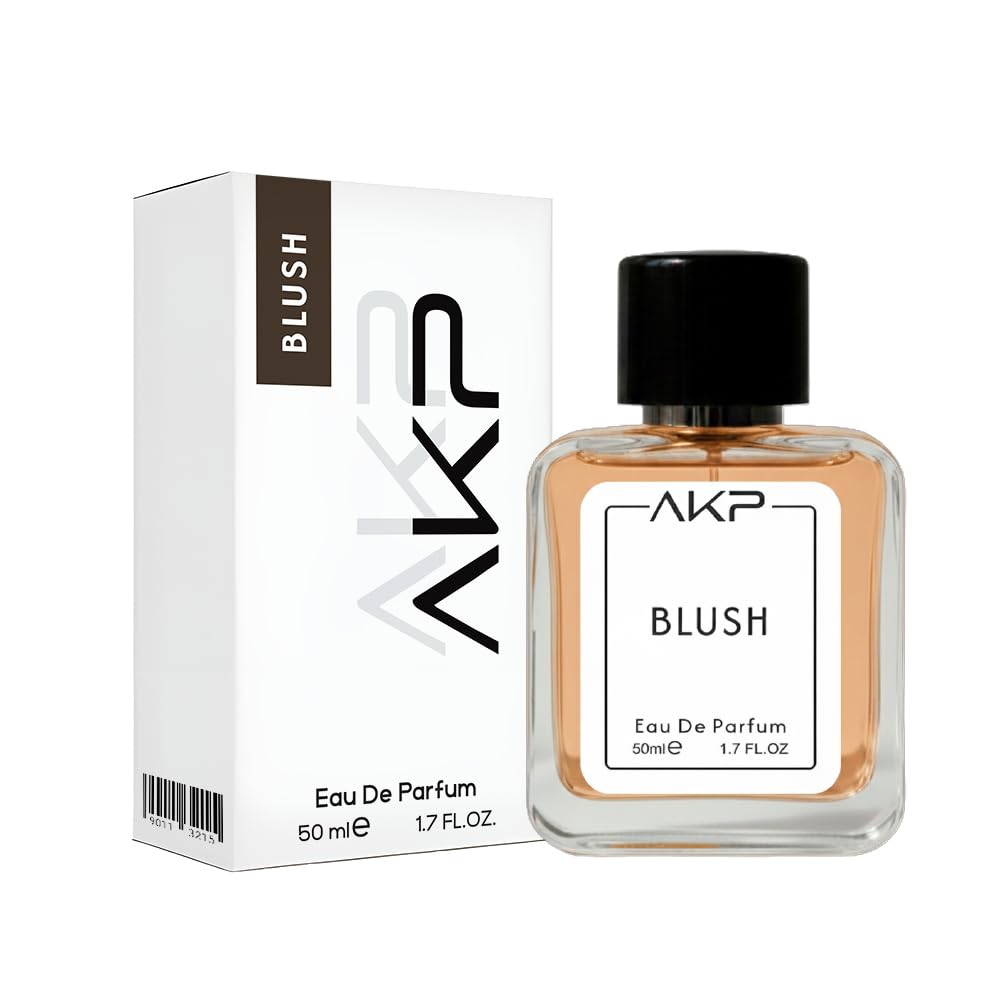 AKP Blush Perfume for Women 50ml | Long Lasting Eau De Parfum | Fruity Sweet Woody Powdery Fragrance with Strawberry, Vanilla, Jasmine and Musk
