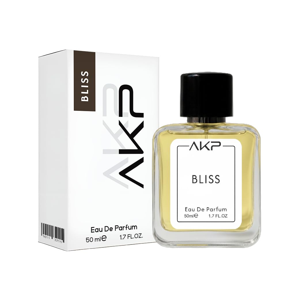 AKP Bliss Perfume for Women 50ml | Long Lasting Eau De Parfum | Floral Green Powdery Sweet Fragrance with Jasmine, Rose, Musk and Sandalwood