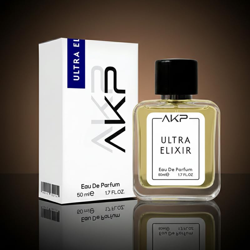 AKP ULTRA ELIXIR Eau De Parfum 50ml | Vanilla Sweet Honey Aromatic Perfume | Long Lasting Unisex Fragrance | Warm Gourmand Scent With Tobacco Tonka Notes