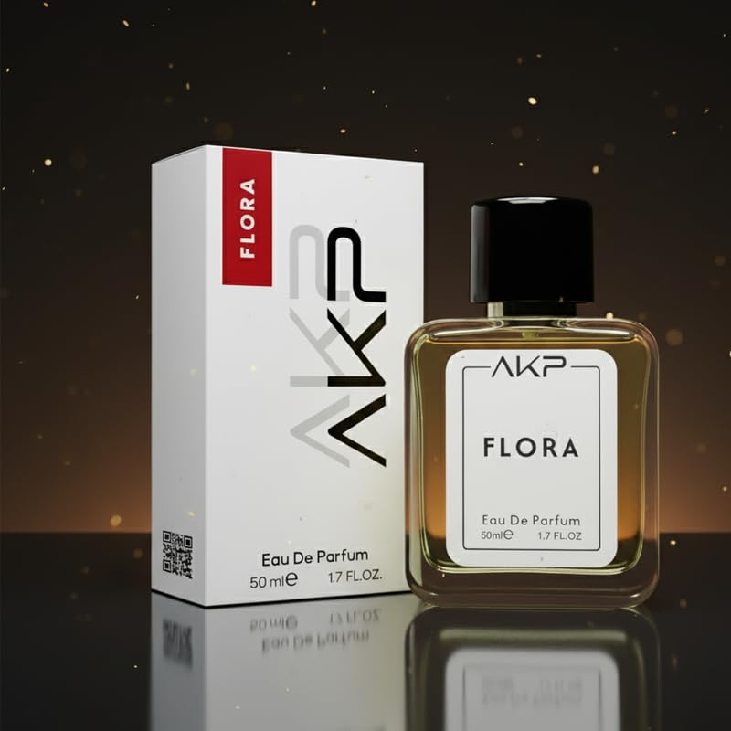 AKP Flora Eau De Parfum For Women 50ml Jasmine Gardenia Floral Fragrance