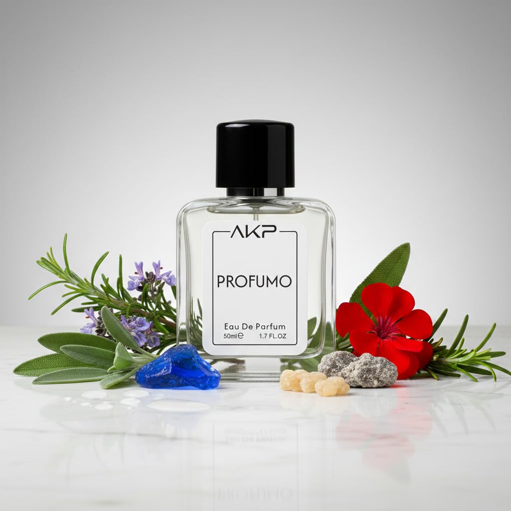 AKP PROFUMO Eau De Parfum for Men 50ml | Fresh Marine Aromatic Perfume | Long Lasting Premium Eau De Parfum | Bergamot Rosemary Spray | Designer Perfume Inspired Spray