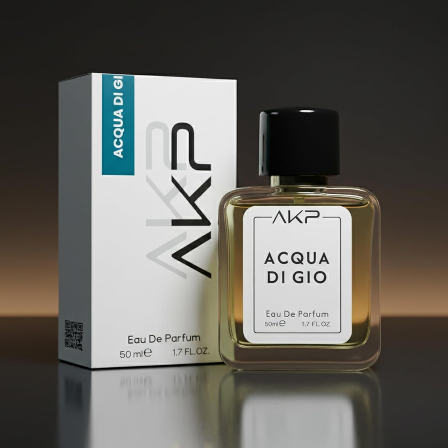 AKP Aqua Di Gio Perfume for Men 50ml | Long Lasting Eau De Parfum | Fresh Citrus Marine Aromatic Fragrance with Bergamot, Sea Notes, Cedar & White Musk
