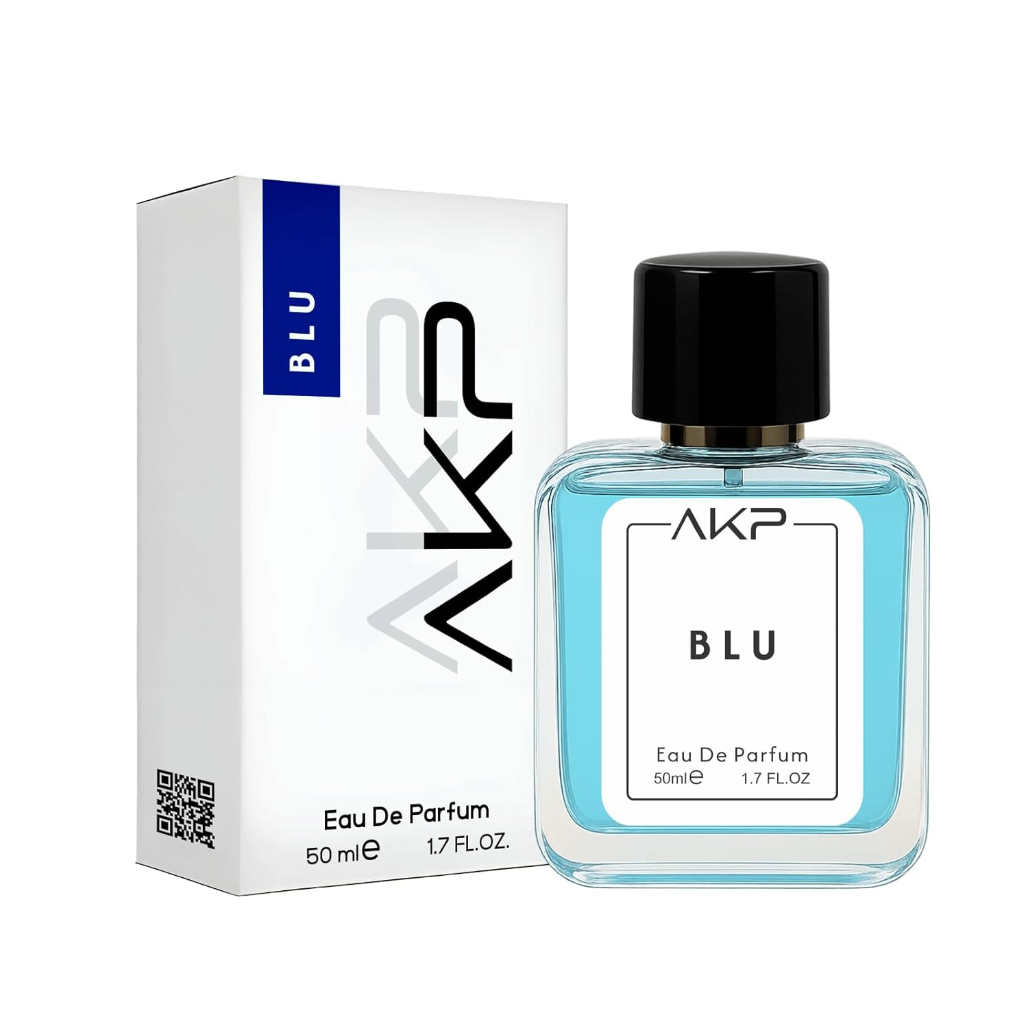 AKP BLU Fresh Aquatic Sport Perfume for Men & Women | Long Lasting Eau De Parfum EDP | Citrus Aqua Fragrance for Daily Wear, Office, Gym & Travel | Premium Unisex Perfume 50ml