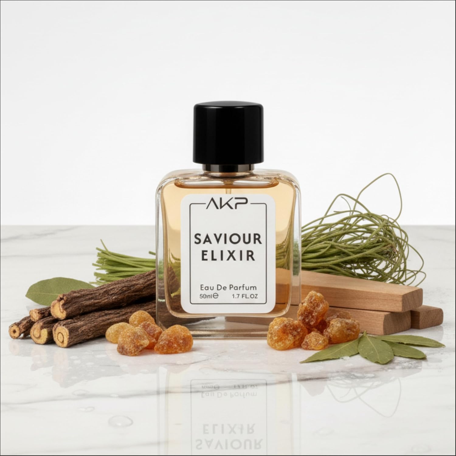 AKP Saviour Elixir EDP For Men 50ml - Grapefruit Cardamom Cinnamon Notes
