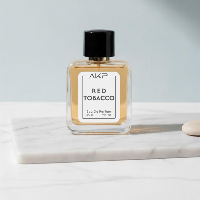 AKP Red Tobacco Eau De Parfum For Men 50ml Tobacco Oud Amber Fragrance