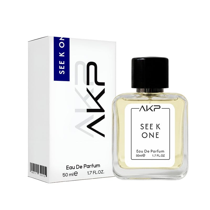AKP SEE K ONE Eau De Parfum 50ml | Citrus Green White Floral Aromatic Perfume | Long Lasting Unisex Fragrance | Noticeable Aura Scent With Lemon Bergamot Jasmine Musk Notes
