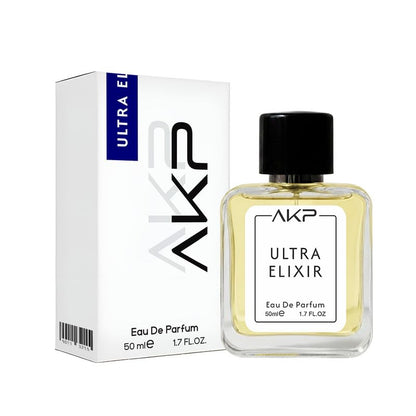 AKP ULTRA ELIXIR Eau De Parfum 50ml | Vanilla Sweet Honey Aromatic Perfume | Long Lasting Unisex Fragrance | Warm Gourmand Scent With Tobacco Tonka Notes