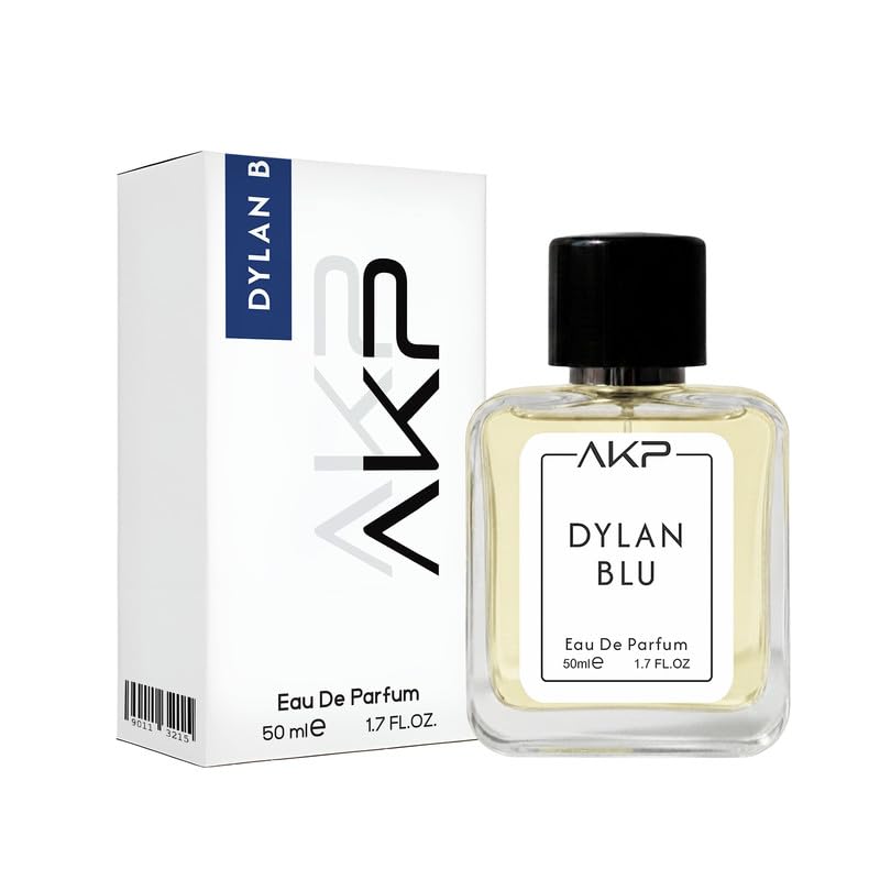 AKP Dylan Blu Eau De Parfum For Men 50ml - Long Lasting Luxury Perfume - Premium Aquatic Citrus Fragrance with Bergamot, Musk & Tonka Bean = Best Gift for Him – Office, Date & Party