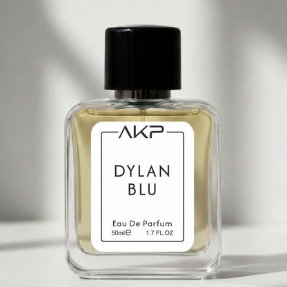 AKP Dylan Blu Eau De Parfum For Men 50ml - Long Lasting Luxury Perfume - Premium Aquatic Citrus Fragrance with Bergamot, Musk & Tonka Bean = Best Gift for Him – Office, Date & Party