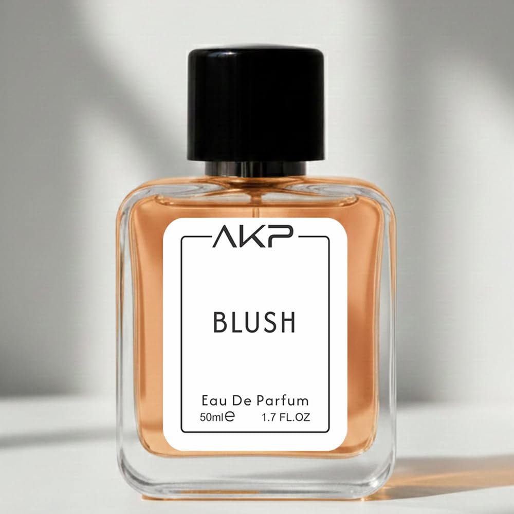 AKP Blush Perfume for Women 50ml | Long Lasting Eau De Parfum | Fruity Sweet Woody Powdery Fragrance with Strawberry, Vanilla, Jasmine and Musk