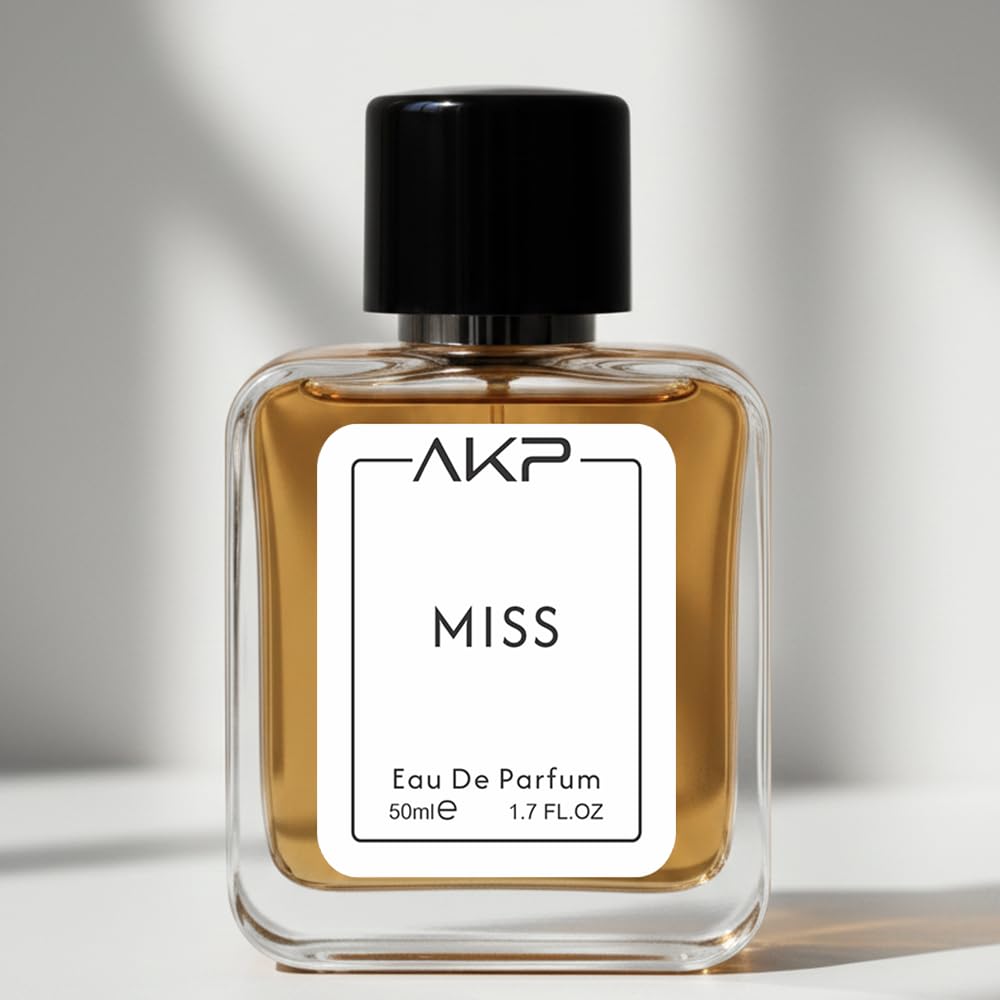 AKP MISS Eau De Parfum for Women 50 ml | Citrus Rose Woody Sweet Perfume | Long Lasting Floral Fragrance | Premium Iris Peony Bouquet | Designer Perfume Inspired Spray