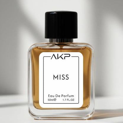 AKP MISS Eau De Parfum for Women 50 ml | Citrus Rose Woody Sweet Perfume | Long Lasting Floral Fragrance | Premium Iris Peony Bouquet | Designer Perfume Inspired Spray