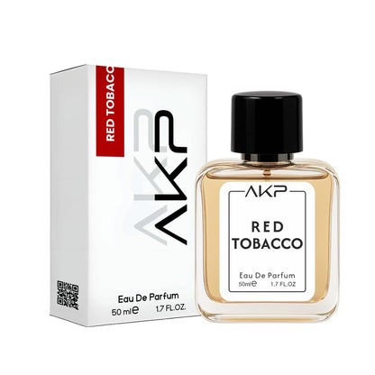 AKP Red Tobacco Eau De Parfum For Men 50ml Tobacco Oud Amber Fragrance