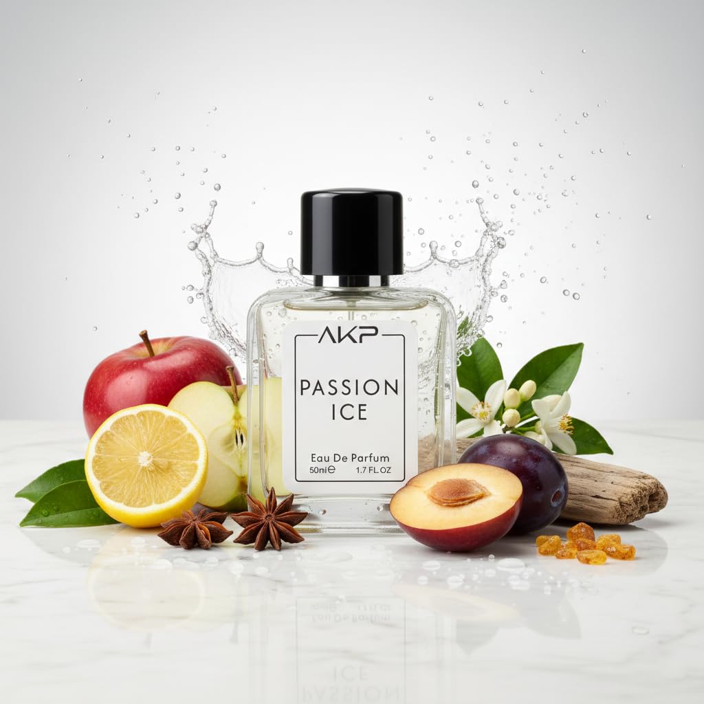 AKP Passion Ice | Fruity Citrus Perfume for Men & Women | Long Lasting Fresh Eau De Parfum | 50ml