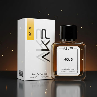 AKP No. 5 Eau De Parfum For Women 50ml Bergamot Neroli Floral Fragrance | Woody • Aldehydic • Floral • Powdery • Fresh