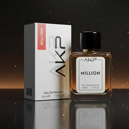 AKP Million Eau De Parfum For Men 50ml Mandarin Grapefruit Woody Fragrance