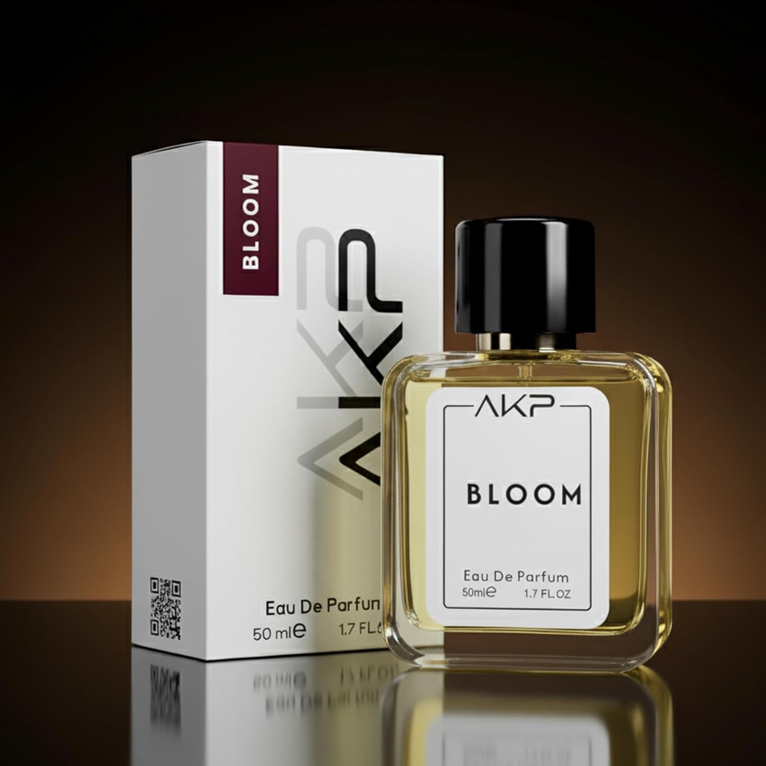 AKP Bloom Perfume for Women 50ml | Long Lasting Eau De Parfum | White Floral Tuberose Jasmine Fragrance with Bergamot, Rose, White Musk and Amber