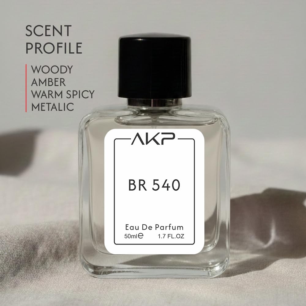 AKP BR 540 | Woody Warm Spicy Metallic Perfume | Long Lasting Eau De Parfum for Unisex | Noticeable Aura Fragrance | 50ml