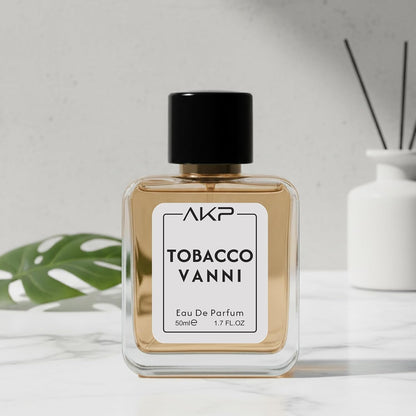 AKP Tobacco Vanni Eau De Parfum 50ml For Men Premium Warm Tobacco Fragrance
