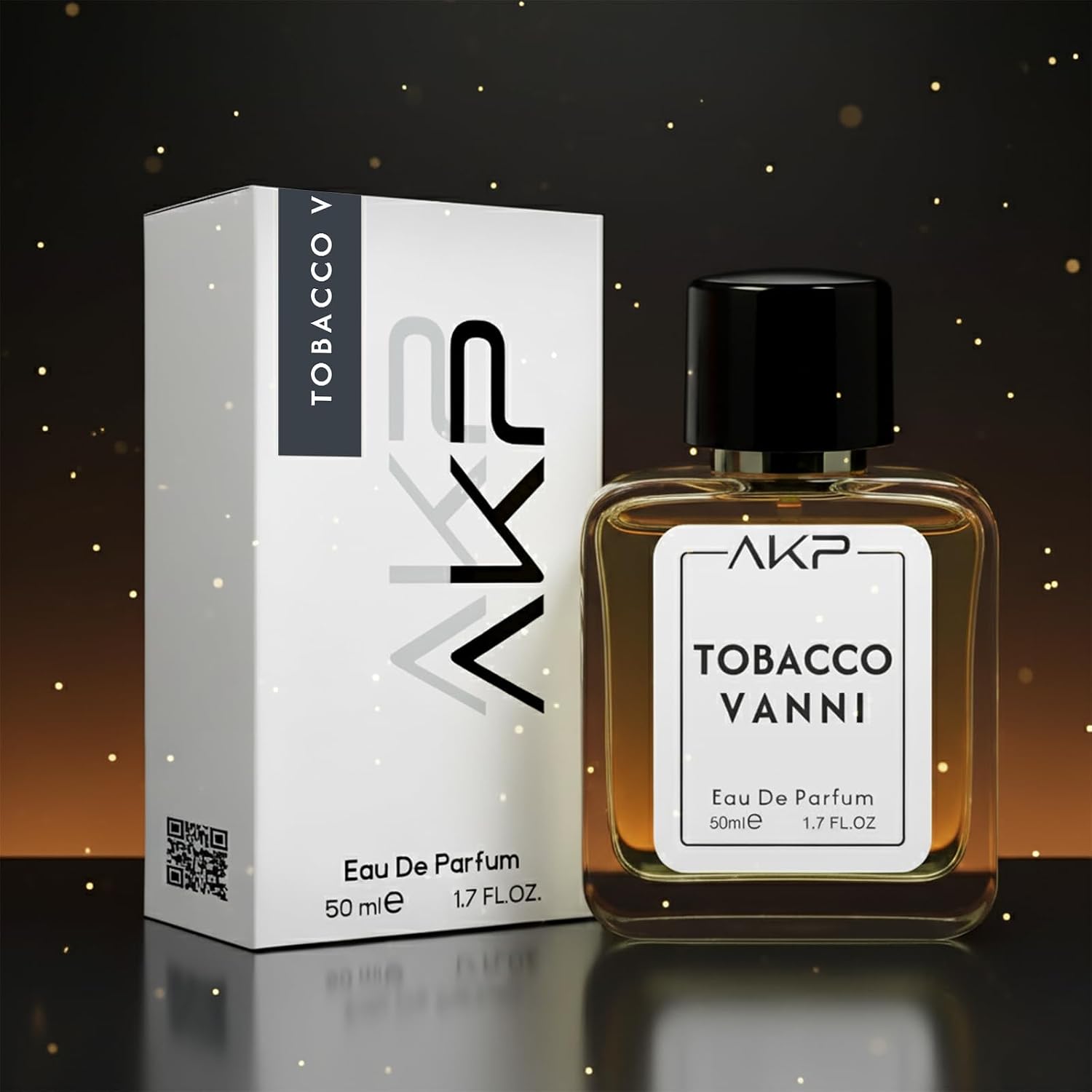 AKP Tobacco Vanni Eau De Parfum 50ml For Men Premium Warm Tobacco Fragrance